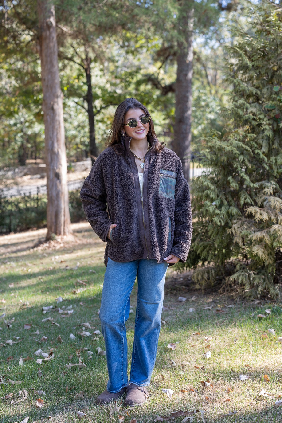 Shearling Zip Jacket