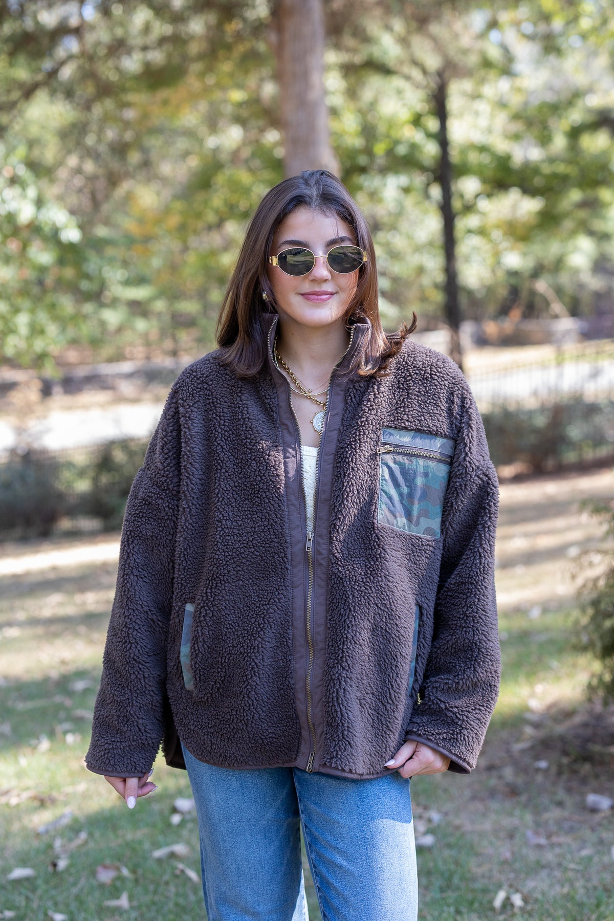 Shearling Zip Jacket