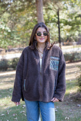 Shearling Zip Jacket