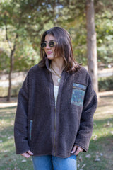 Shearling Zip Jacket