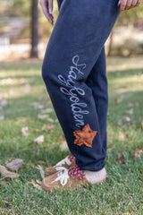 Stay Golden Embroidered Jogger