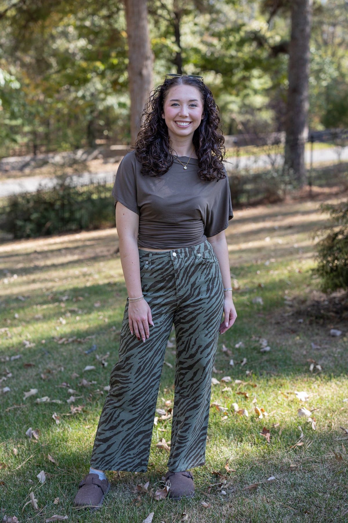 Zebra Print Pants