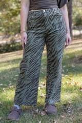 Zebra Print Pants