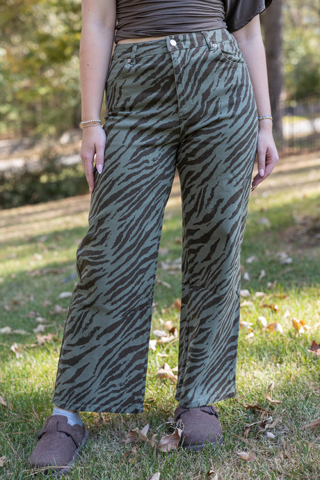 Zebra Print Pants