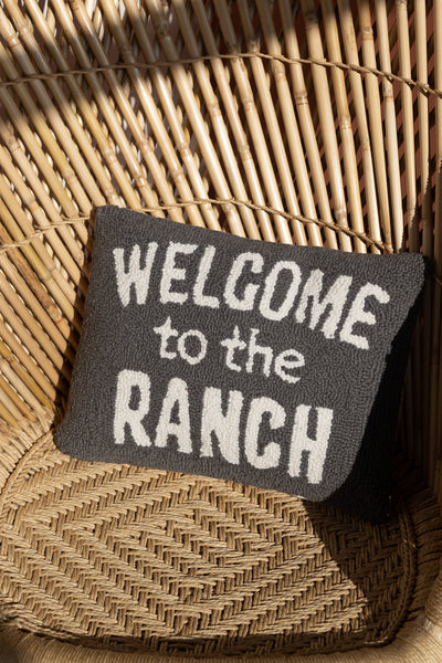 WELCOME TO THE RANCH HOOK PILLOW