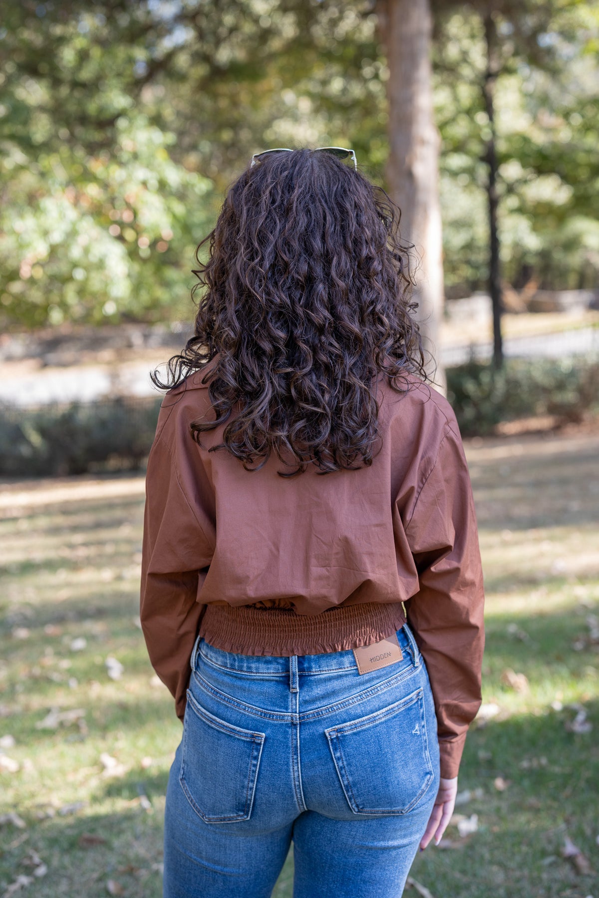 Collette Collared Wrap Top