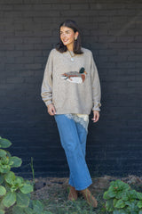 Duck Graphic Knit Sweater