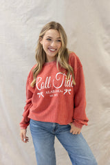 Bama Bow Corded Crew