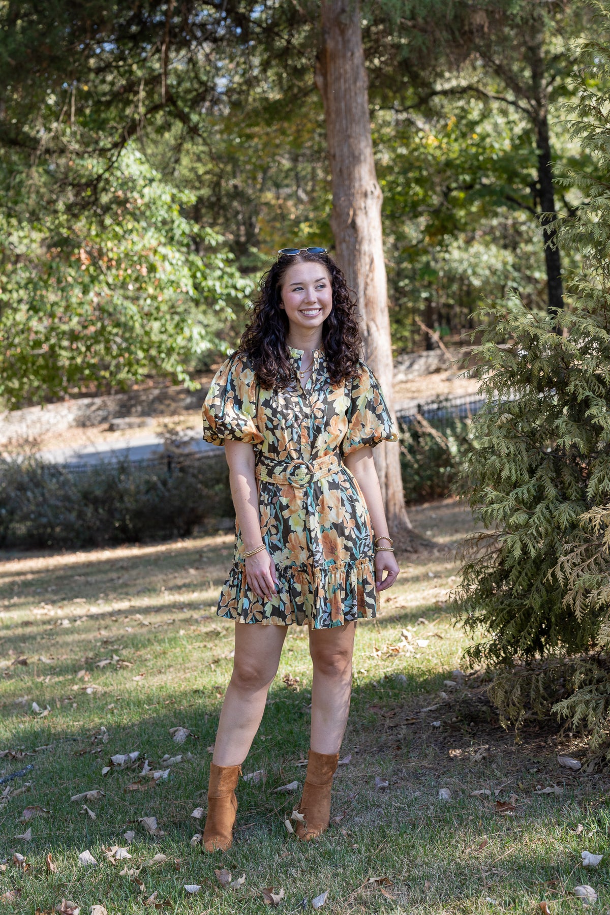 Millie Puff Sleeve Mini Dress