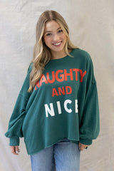 NAUGHTY OR NICE TERRY CREW