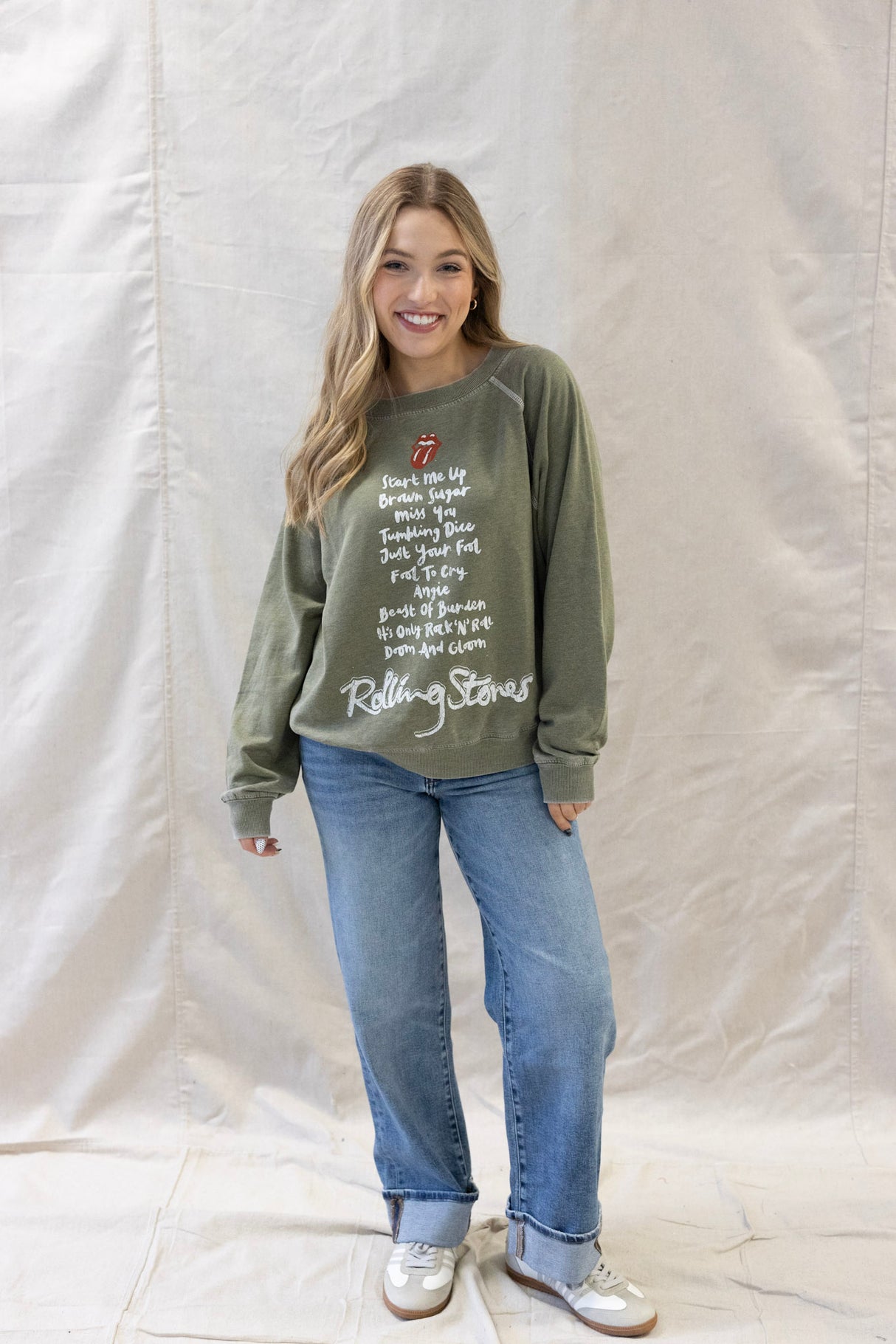 ROLLING STONES LYRIC SWEATSHIRT
