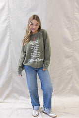 ROLLING STONES LYRIC SWEATSHIRT