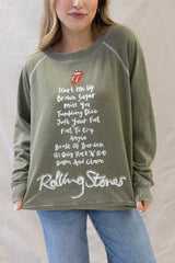 ROLLING STONES LYRIC SWEATSHIRT