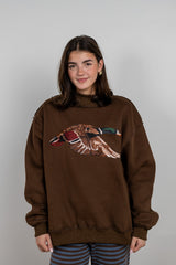 Mallard Embroidered Mockneck