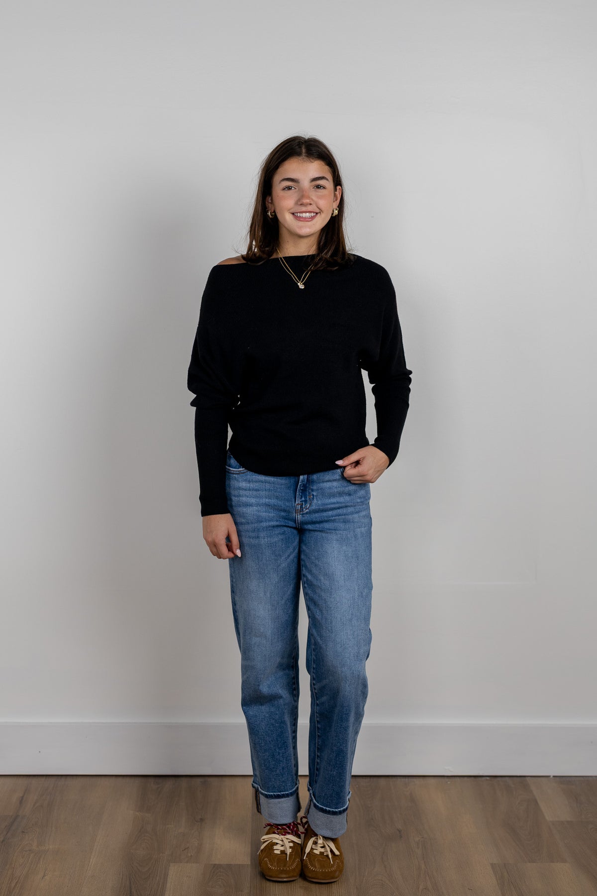 Robyn Rib Boatneck Sweater