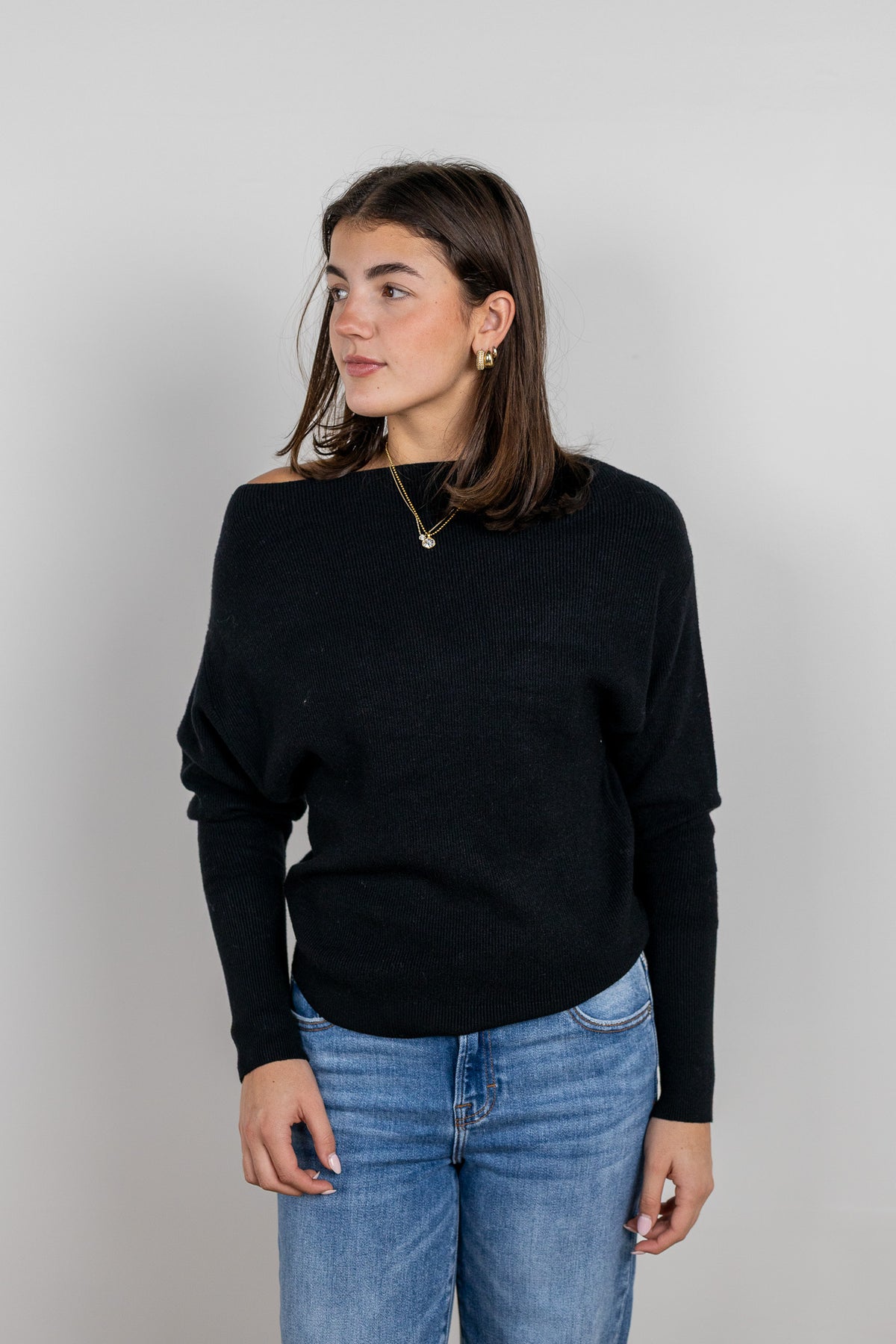 Robyn Rib Boatneck Sweater