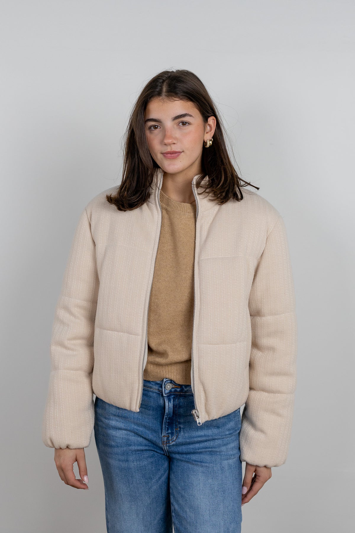 Cropped Puffer Jacket