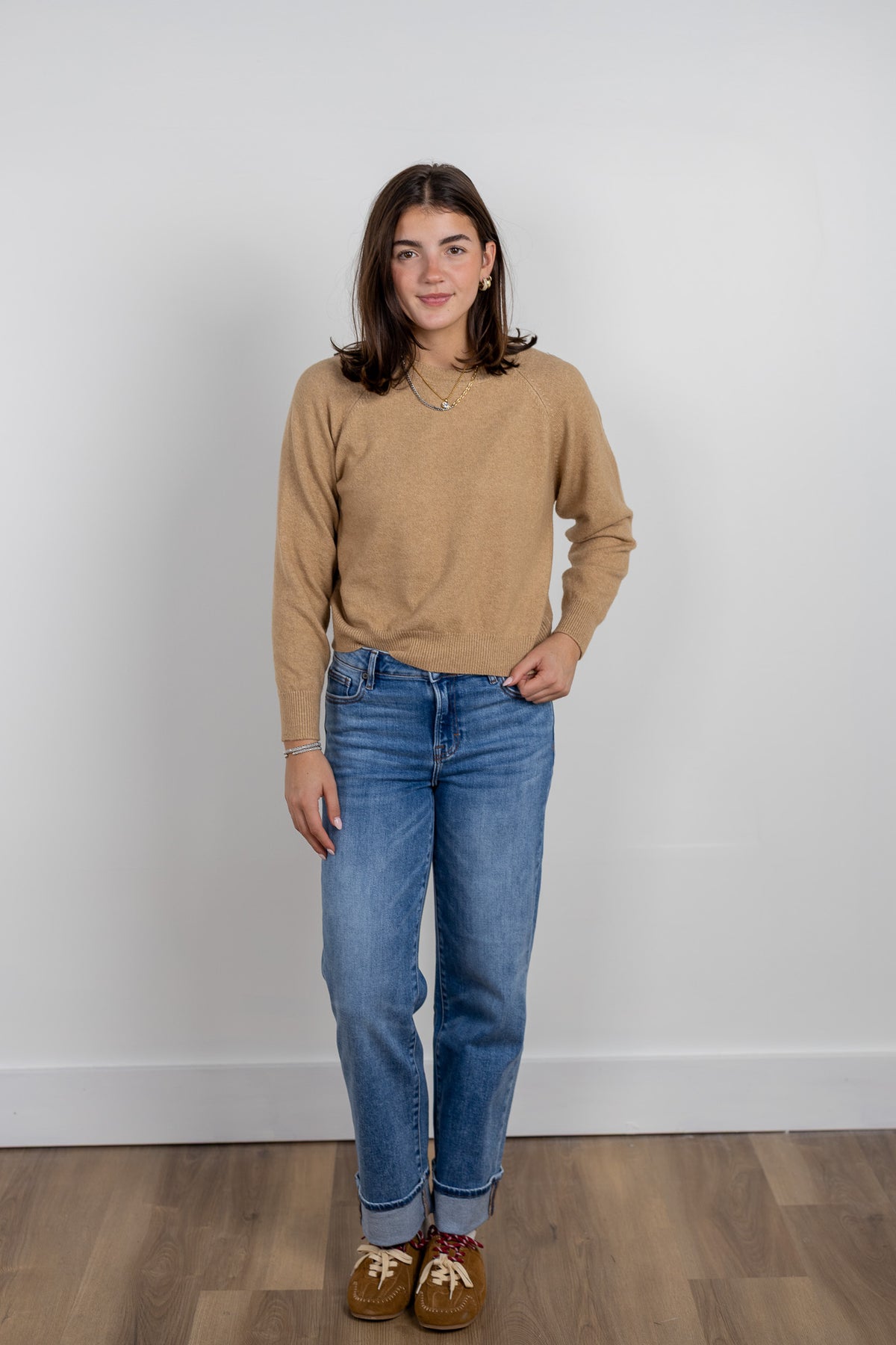 Raglan Crewneck Sweater