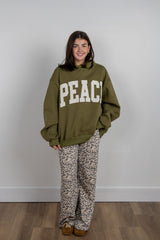 Leopard Wide Leg Pants