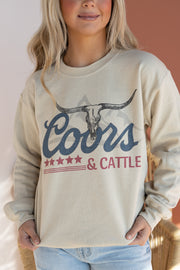 COORS AND CATTLE SWEATSHIRT