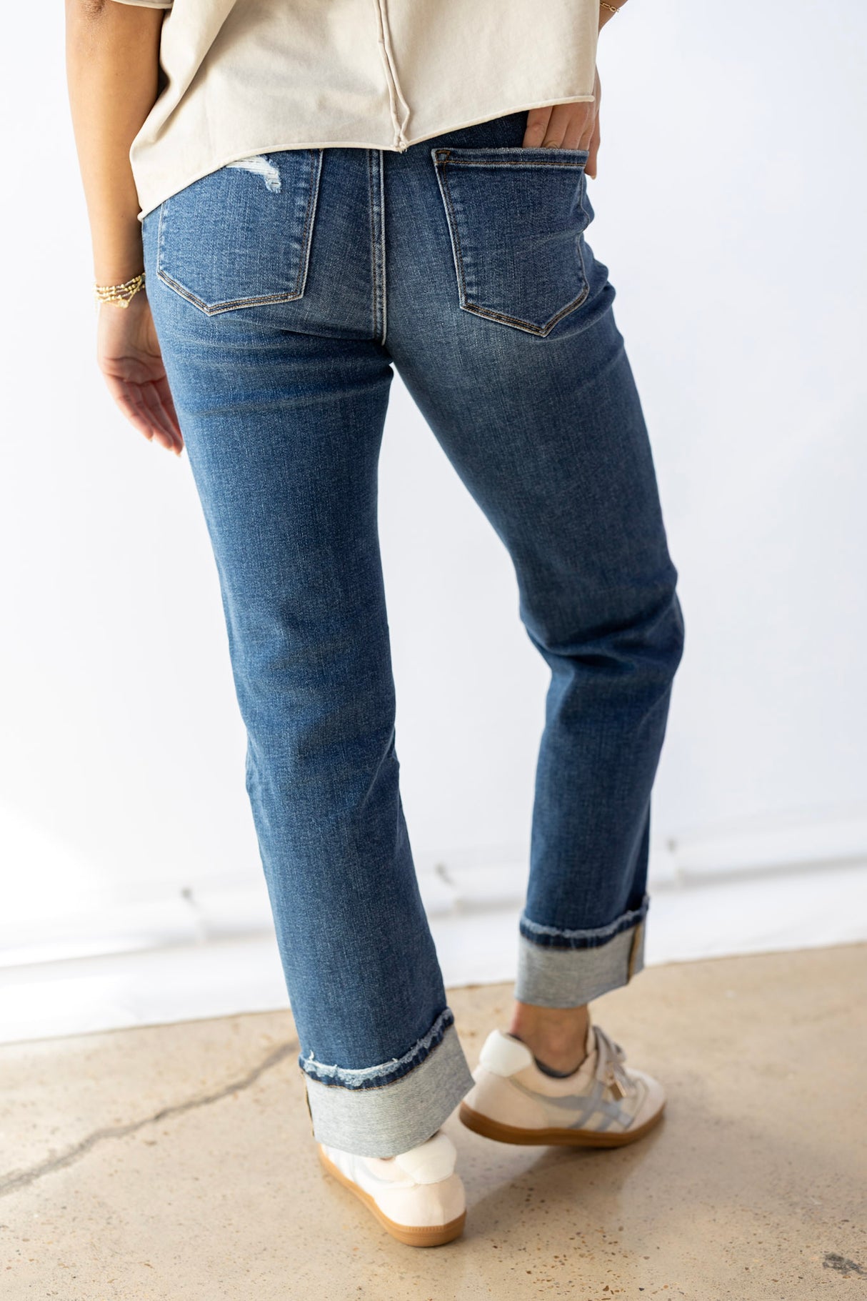 NICO CUFFED STRAIGHT JEAN
