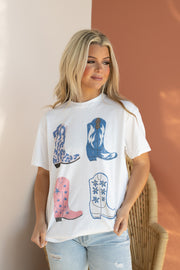 COWGIRL BOOTS TEE