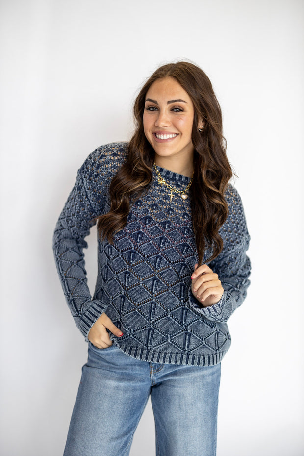 CASSI CROCHET SWEATER