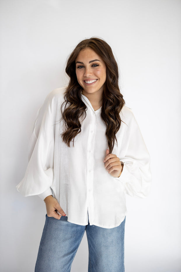 MELISSA BUTTON UP TOP