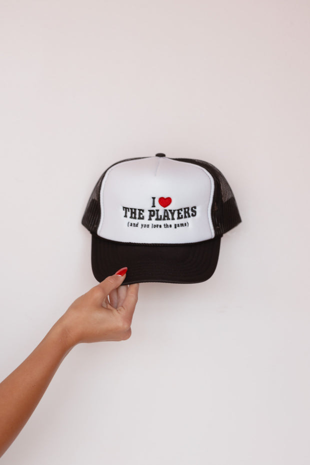I LOVE THE PLAYERS HAT