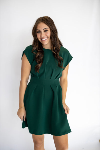 ELANNA WAIST DETAIL DRESS