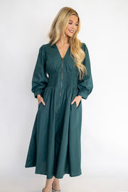 NADINE MAXI LONG SLEEVE DRESS