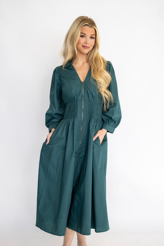 NADINE MAXI LONG SLEEVE DRESS