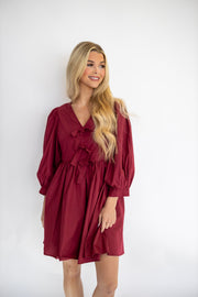 NOAH PUFF SLEEVE MINI DRESS