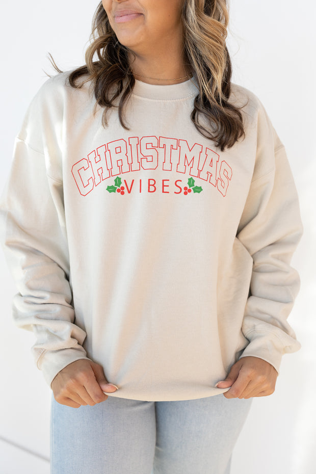 CHRISTMAS VIBES SWEATSHIRT