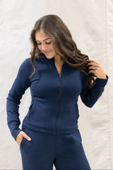 PEARL CLOUD SLIM FIT ZIP UP