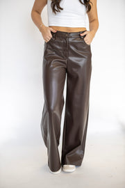 ADLER FAUX LEATHER PANT