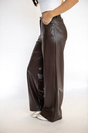 ADLER FAUX LEATHER PANT