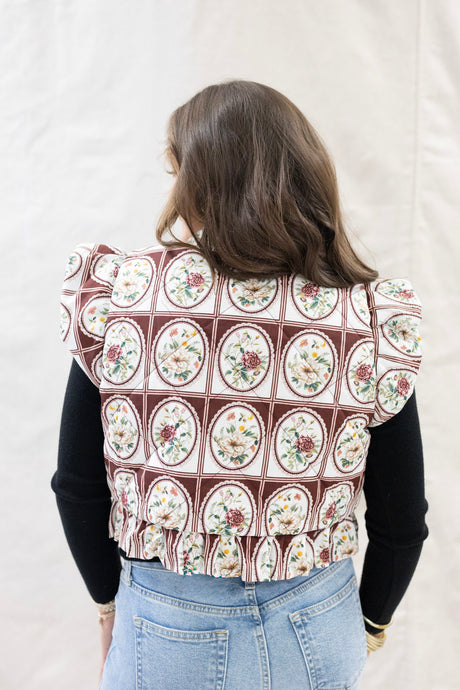 PUFF FLORAL VEST