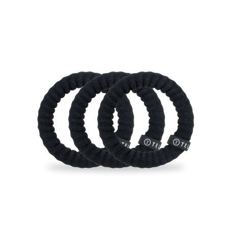 Nylon Hair Ties | Small | Jet Black