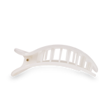 Round Flat Hair Clip | Small | Coconut White