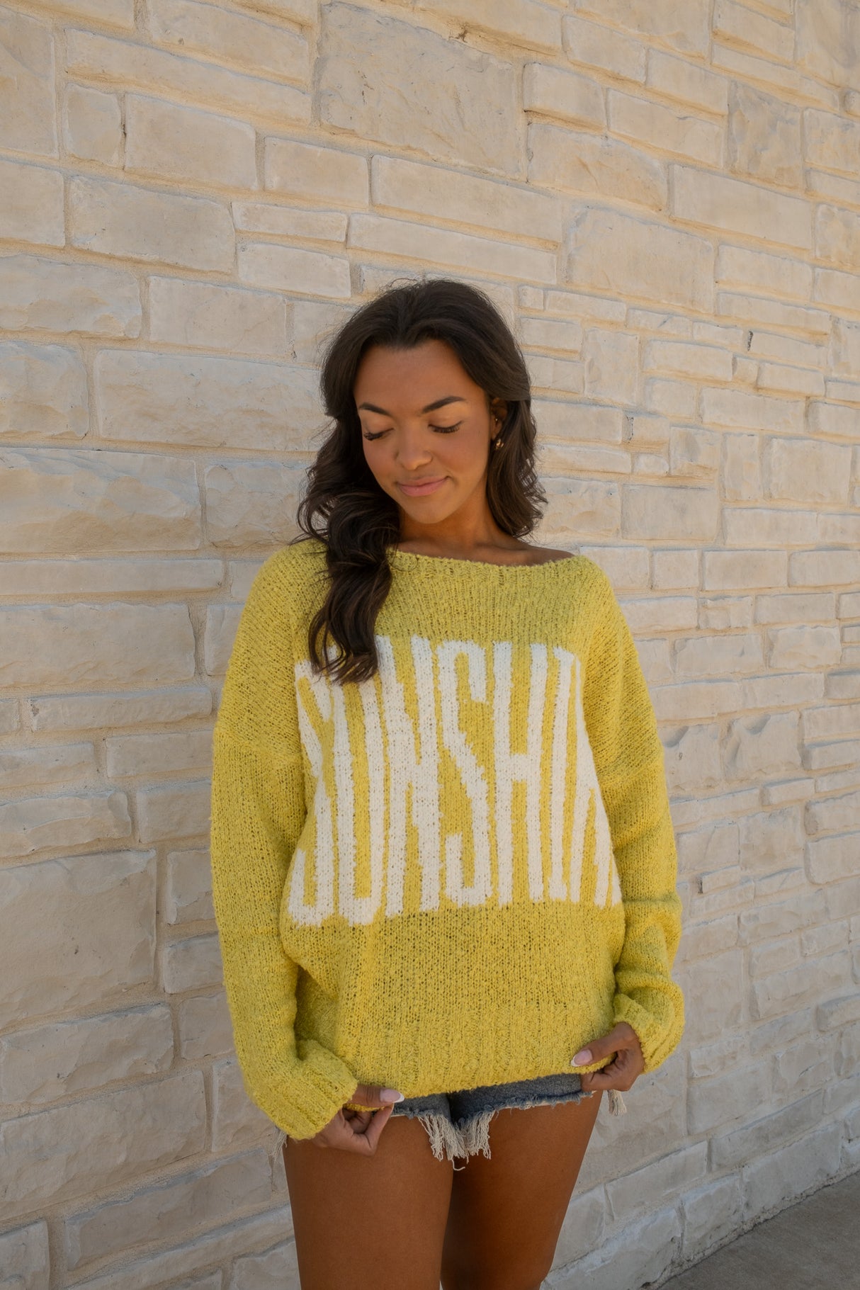 Sunshine Boatneck Soft Sweater