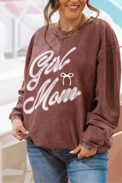 GIRL MOM CURSIVE CORD