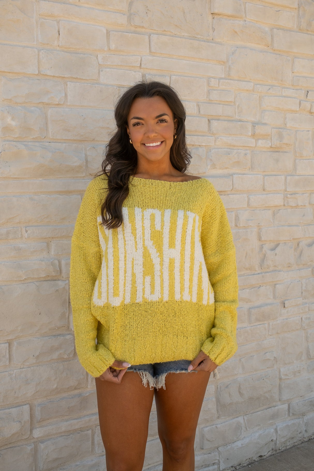 Sunshine Boatneck Soft Sweater