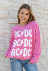 ACDC Pink Sweatshirt