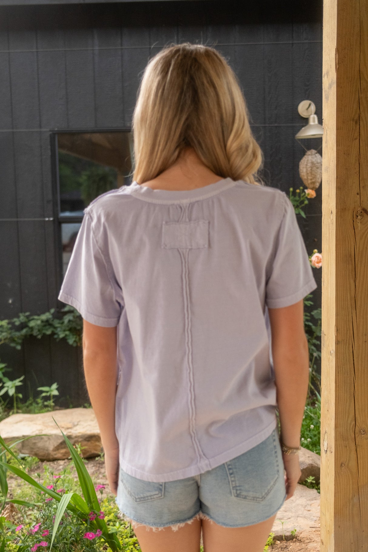 Pigment Washed Cotton Tee
