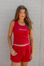 Arkansas Ribbed Tank Top