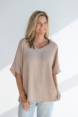 STAPLE POCKET TOP