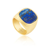 LAPIS LAZULI STATEMENT RING