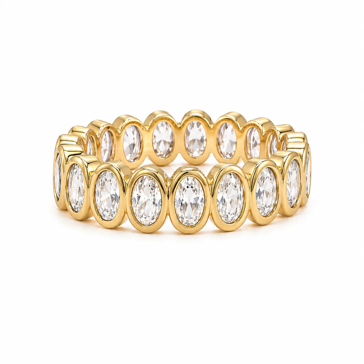 Oval Eternity Band