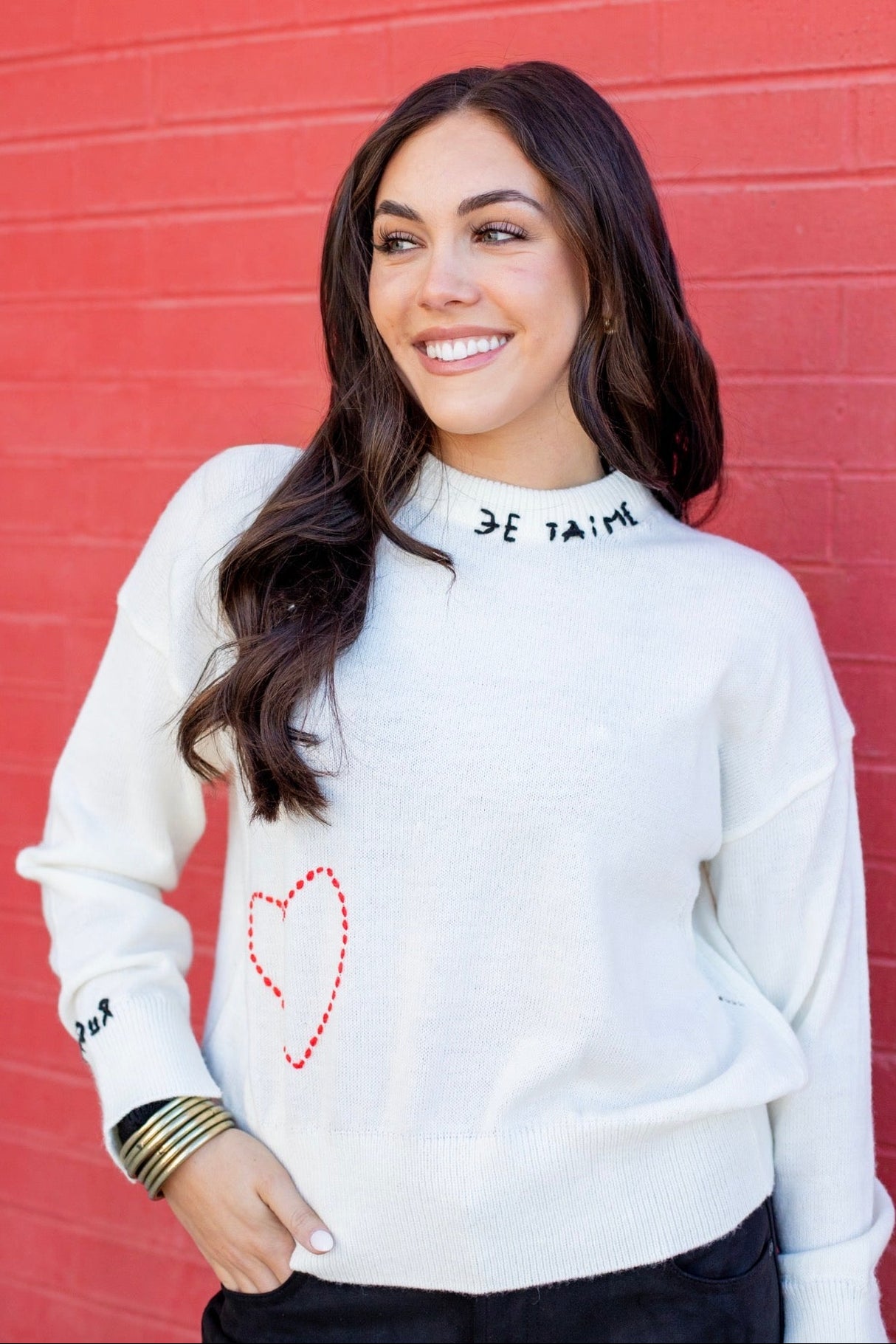 J'taime Crewneck Sweater